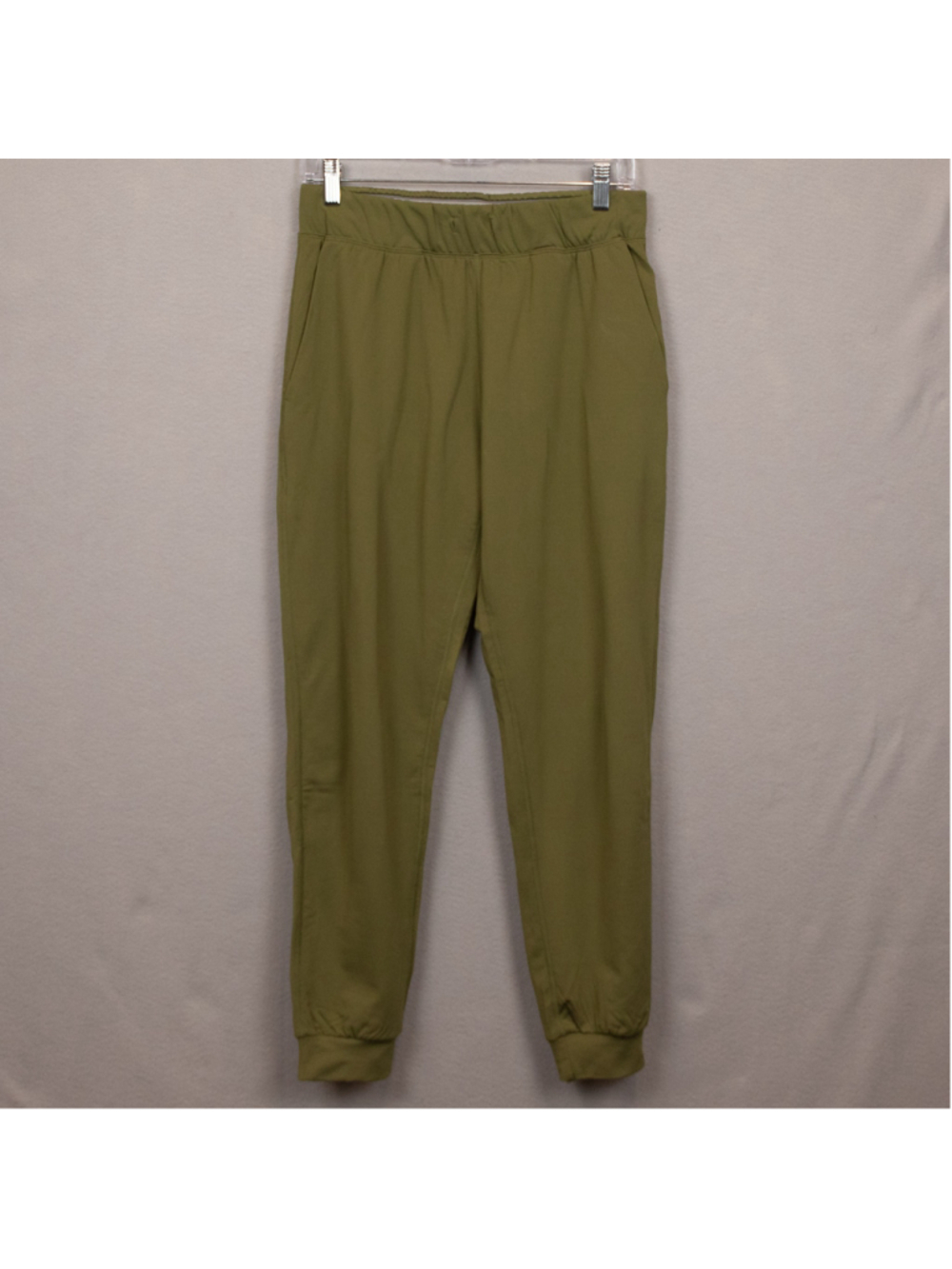 WoolX Lola olive green wool blend joggers-S